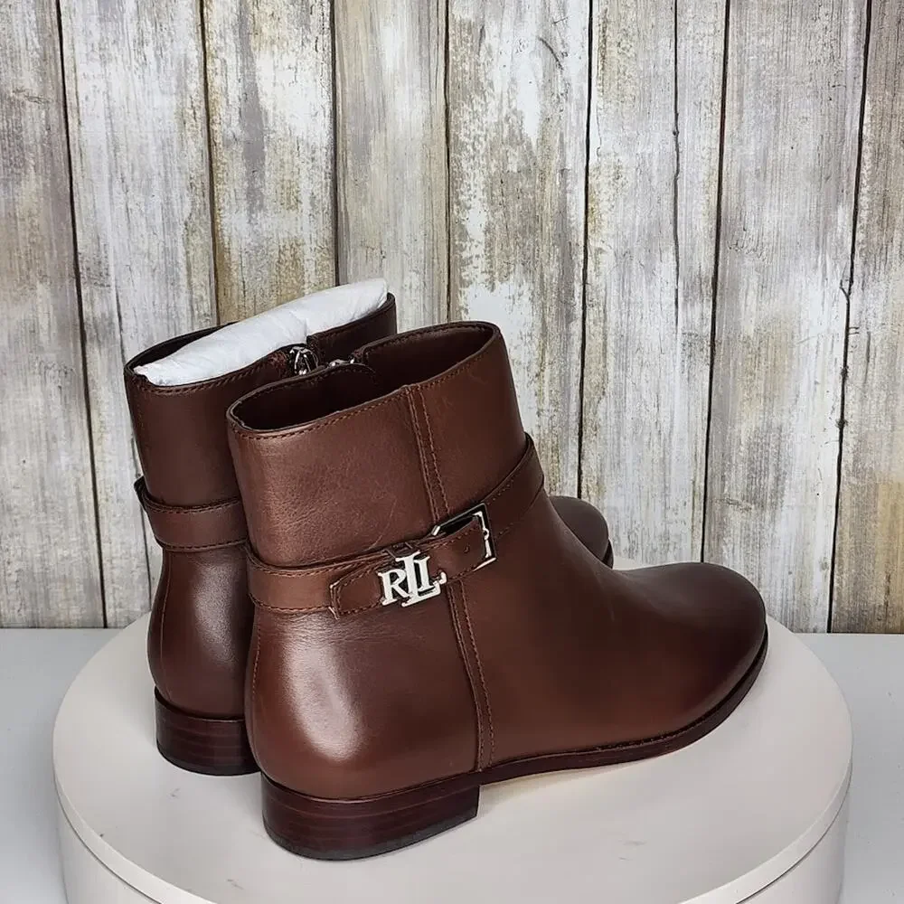 New - Lauren Ralph Lauren Women's Brooke Casual Booties - Size 6 B - Picture 3 of 10